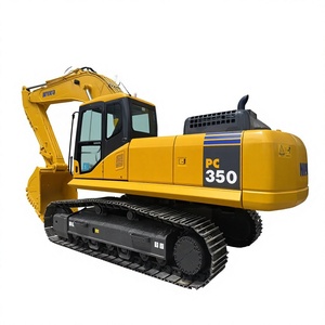 Excavatrice d'occasion Komatsu PC350 35T à faible nombre d'heures de fonctionnement |   Moteur Cummins d'origine japonaise pour l'exploitation minière et la construction - Product Image 1