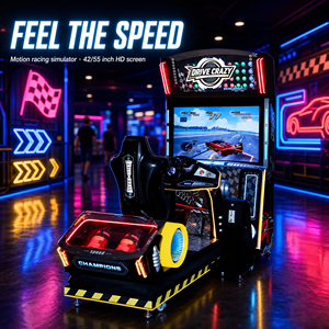 Máquina de Juego Arcade de Carreras de Coches Metálica Operada con Monedas, Venta al por Mayor de Fábrica, con 1 Año de Garantía <span class=keywords><strong>para</strong></span> Centros de Arcade - Product Image 1