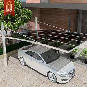 Cochera Exterior para Automóvil, Techo de Aluminio para Protección Solar, <span class=keywords><strong>Garaje</strong></span> de Aluminio, Cochera para Automóvil, Cochera Adjunta - Product Image 3