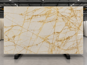 Golden Spider <b>Marble</b> Slabs Polished Countertop Natural Stone Vanity <b>Top</b> Polished Speckled Work Surface Cut-to-Size for Hotel - Product Image 1