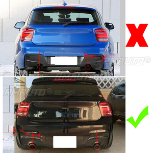 ลิ้นกันชนหลังสำหรับ BMW ซีรีส์ 1 F20 F21 M Sport M135i รุ่นปี 2011 - 2015 วัสดุคาร์บอนไฟเบอร์ / FRP - Product Image 6