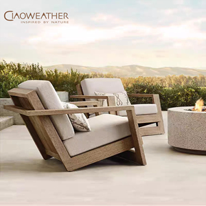Deluxe moderno impermeable al aire libre teca <span class=keywords><strong>Muebles</strong></span> de Jardín conjunto terraza sofá para Hotel sala de estar dormitorio Parque apartamento Hall - Product Image 1