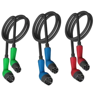 Ev Car Charging Cable Portable IEC62196-2 32A Single Phase Type2 Plug Connector Mode 3 Electric Vehicle Charging Cable EV Charging Cable