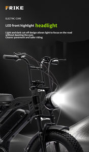 Bicicletta Elettrica FRIKE, Mountain Bike Elettrica per Adulti, 21 Velocità, per Arrampicata e Passeggiate in Spiaggia - Product Image 5