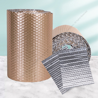 Feuille de bulle d'acier maison toit feuille radiateur isolation aluminium feuille de bulle isolation thermique sur le toit