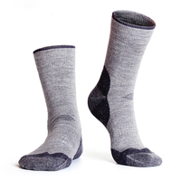 Chaussettes de randonnée en laine Bioserica Era Outdoor, chaussettes épaisses pour l'hiver, adaptées au ski, à la randonnée et à l'alpinisme