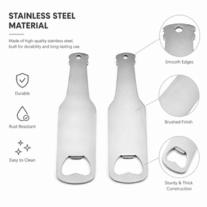 Abridor <span class=keywords><strong>de</strong></span> Botellas <span class=keywords><strong>de</strong></span> Acero Inoxidable con Logotipo Personalizado, Abridor <span class=keywords><strong>de</strong></span> Metal Plano con Forma <span class=keywords><strong>de</strong></span> Botella <span class=keywords><strong>de</strong></span> Cerveza, Abridor Rápido <span class=keywords><strong>de</strong></span> Barra Resistente, Venta al por Mayor - Product Image 4
