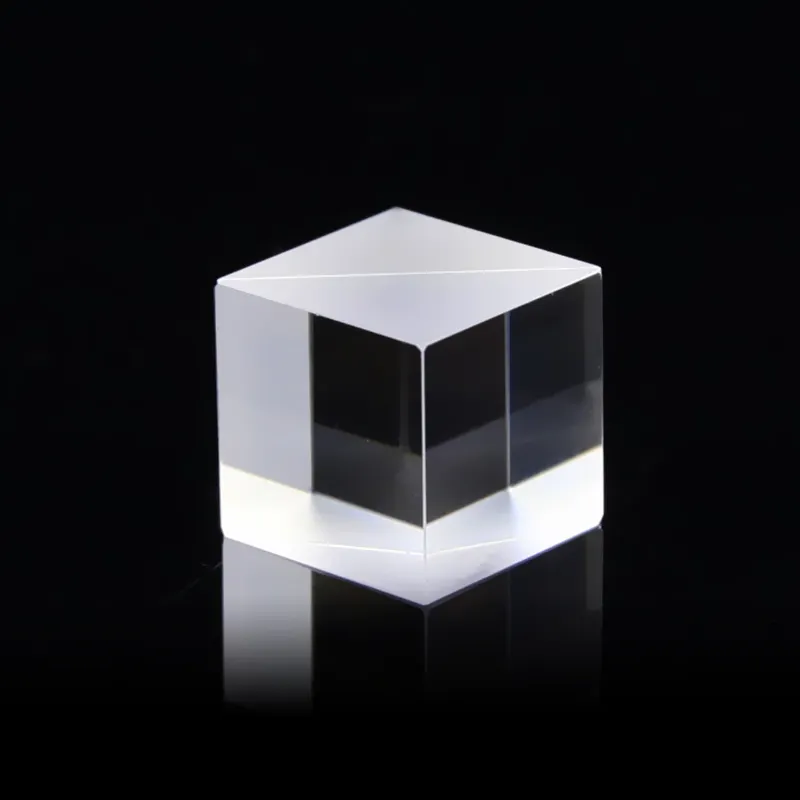 โรงงานผลิตจีนผู้ผลิต Cube 50มิลลิเมตร Cube ปริซึมลำแสงแยก,ลำแสงแยกปริซึม