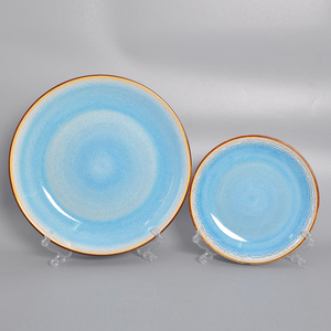 Hôtel vaisselle dîner ensemble en céramique porcelaine vajilla negra - Product Image 3