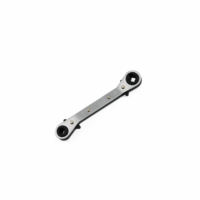 Clé à cliquet industrielle portable CT-122L pour outils CVC, embout de tournevis rapide 3/16-3/8 po, clé à molette à dégagement bidirectionnel pour la réfrigération