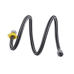 Manguera Metálica Trenzada de Acero Inoxidable 304 de 1/2 Pulgada, Flexible y de Alta Presión para Inodoro, Calentador de Agua, Grifo, Suministro de Agua Fría y Caliente - Product Image 5