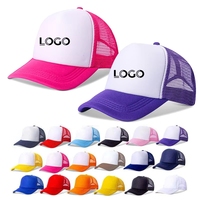 Gorra de béisbol de malla con logotipo personalizado, gorra publicitaria de malla con visera de verano, gorra de malla de esponja.