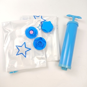 Tough Storage Vacuum Clothes Organizer PE Plastic Space-Saving Storage Bags with Hand Pump for Travel and <strong>Bedding</strong> - Product Image 2