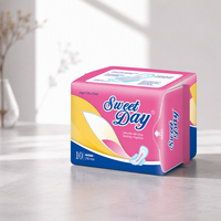 Serviettes hygiéniques Super Dry pour femmes, serviettes en coton respirantes avec coussinet anionique pour les achats en gros et la vente en gros