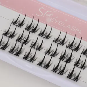 SP EYELASH 한국어 PBT 세그먼트 DIY 클러스터 속눈썹 개인 라벨 맞춤 DIY 속눈썹 연장 키트 본드 및 씰