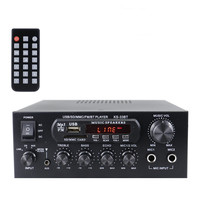 Amplificateur numérique Hifi KS-33BT, amplificateur stéréo numérique LED, amplificateur de son numérique, carte mémoire USB, radio FM, 2x450W Amplificador