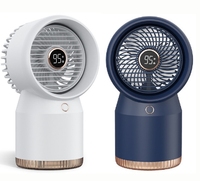 Ventilateur de refroidissement par eau USB de bureau à affichage numérique grand ventilateur de pulvérisateur d'humidification ventilateur de climatiseur avec veilleuse