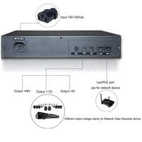 SVC 100W 12000 MAh Mini DC UPS dengan Output 5V, 12V, 48V, 24V untuk Sistem NVR dengan Adaptor Terpasang