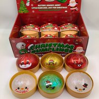Boîte Mystère de Noël Squishy TPR en forme de Boulette, Arbre de Noël, Renne, Jouet Anti-stress à Presser, Cadeau pour Enfants et Adultes, Vente en Gros JY