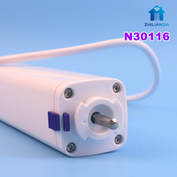 Riel Motorizado para Cortinas de Aluminio de Alta Resistencia, Moderno, con Control por Aplicación WiFi Tuya, para Hogar y Oficina, Silencioso, con Certificación CE y RoHS, OEM