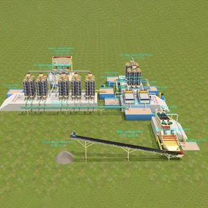 50tph máquina de lavar areia processamento mineral para plantas de lavar sílica