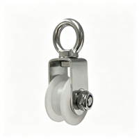 Kit de roulettes de portail à double roulement robuste avec support à rainure en V en acier galvanisé certifié CE pour extérieur, OEM disponible, emballé