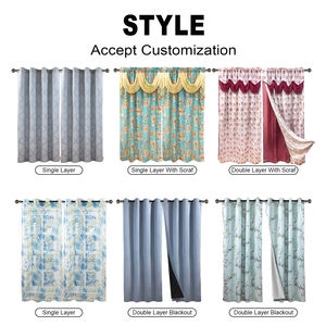 Stile rustico e retrò tinta unita blu Navy velluto a coste tessuto tenda in poliestere <span class=keywords><strong>tende</strong></span> e <span class=keywords><strong>tende</strong></span> per il soggiorno o gli eventi - Product Image 6