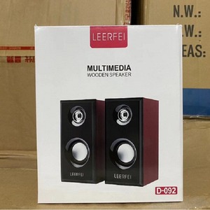 Haut-parleur en bois Music F 2.0 USB pour ordinateur portable - Product Image 3