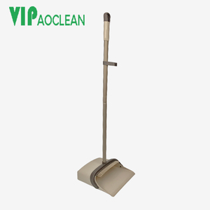 VIPaoclean Long Handle Hand Dustpan Dust Pan And Broom Set Folding Broom