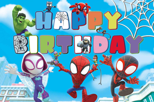 Le decorazioni per feste di compleanno a tema supereroe 2025 America forniscono striscione Globos a palloncino con palloncino di Spider-Man per natale - Product Image 5