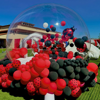 Ballons de fête pour enfants, maison amusante, ballons géants gonflables transparents, maison de ballons, dôme gonflable en cristal, tente à bulles transparente