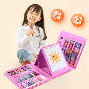 208 Pcs Kids Painting Drawing Art <b>Set</b> Crayons Oil Pastels Watercolor Markers Children Colored Pencil <b>Tools</b> Consumer Electronics - Product Image 3