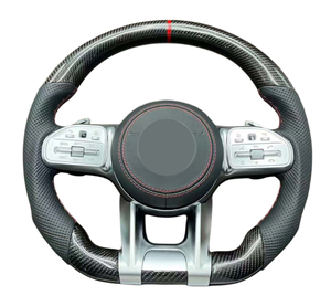<span class=keywords><strong>Volante</strong></span> Deportivo <span class=keywords><strong>AMG</strong></span> de Fibra de Carbono y Cuero para <span class=keywords><strong>Mercedes</strong></span> Benz C E S G GLE GLS GLC CLS W213 W222 W205 C63, Edición Nueva Mejorada - Product Image 3