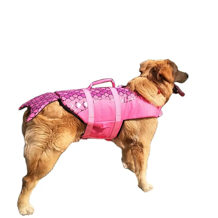 Custom Wholesale Adjustable Reflective Waterproof Pet Dog Life Jacket Vest For Small and Large Dogs floating vest