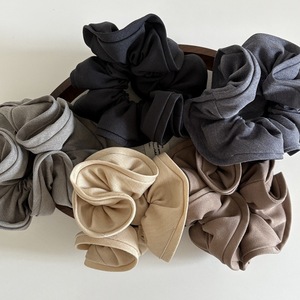 ربطة شعر على الطراز الكوري بلون سادة ربطة شعر عالية الجودة ربطة شعر كبيرة إكسسوارات شعر للنساء - Product Image 3