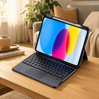 Nouvel étui clavier sans fil BT rotatif détachable avec emplacement pour stylet, rotation à 360° pour iPad 10e/11e génération