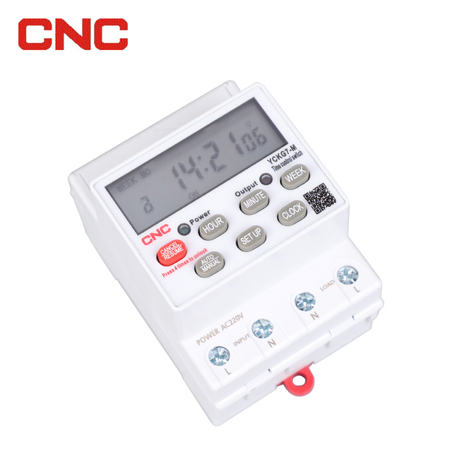 220V Digital Timer Control Mini Delay Relay Time Switch
