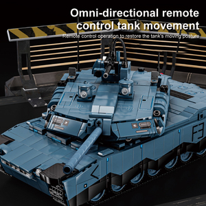 2116 pcs <span class=keywords><strong>Abrams</strong></span> x Mô phỏng xe tăng ABS mô hình giáo dục cho trẻ em khối xây dựng đồ chơi - Product Image 6