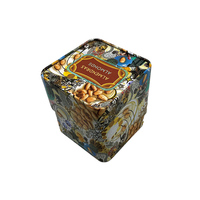 Boîte en étain rectangulaire imprimée OEM/ODM pour l'emballage de gâteaux et d'aliments, personnalisation de la marque pour la vente au détail et les cadeaux