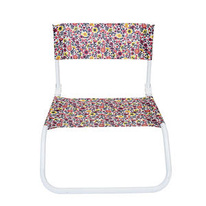 เก้าอี้ชายหาดพับได้โบฮีเมียนน้ำหนักเบามีโลโก้โครงเหล็กที่นั่งต่ำกลางแจ้ง - Product Image 4