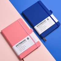 Carnets A5 en cuir pour l'école Journal couverture rigide avec logo personnalisé de luxe en gros