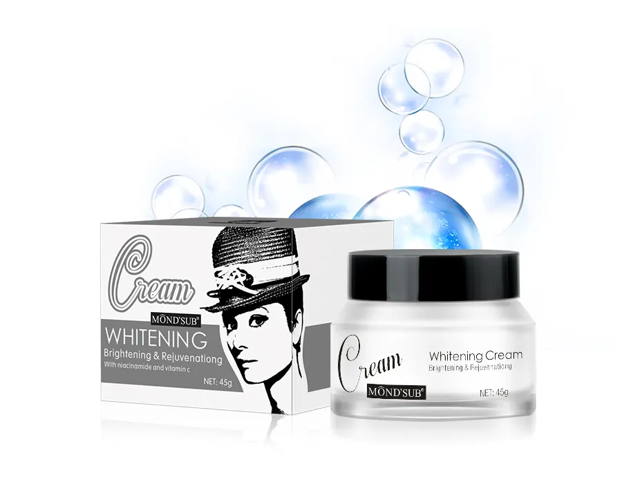 Private Label White ning Cream Niacin amid und Vitamin C Beauty Gesichts creme für schwarze Haut