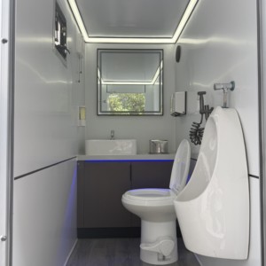 Baños Portátiles Modernos Personalizados, Remolque Móvil de Lujo Resistente para Campamentos al Aire Libre, Remolque con Baño, Remolque con Aseos - Product Image 5