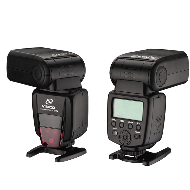VISICO VS-765 Flashlight Speedlite Manual LED Camera Flash Light Cameras for Nikon