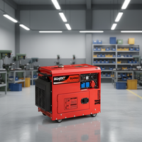 10KVA XGY-10 Mobiler Einphasen-Generator 200A 400V/230V/220V 50/60Hz 24V DC Start Wassergekühlt 1800 U/min ATS Schalldämpfendes Gehäuse
