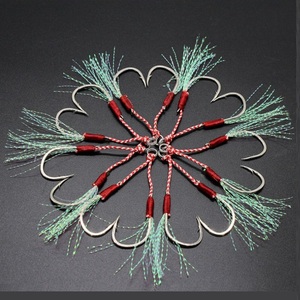 DN thép carbon nước mặn Jig Hỗ trợ móc đôi câu cá Móc Câu Cá Biển jigging móc - Product Image 4