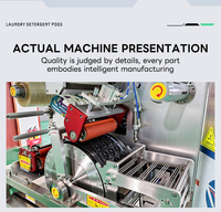 Machine d'emballage de capsules de lessive à dosage précis multi-cavités pour le nettoyage domestique, approvisionnement direct usine