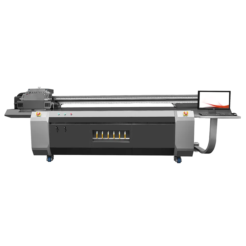 2513 Best Verkopende Digitale UV-Cilinderprinter 2513uv Zowel Platte Als Cilindermaterialen Digitale Printer Voor Plastic