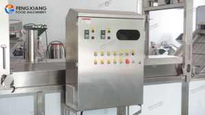 <span class=keywords><strong>Machine</strong></span> de séchage <span class=keywords><strong>à</strong></span> air automatique pour ligne de traitement de bonbons et de chocolat de chips de fruits et légumes secs avec fonction de blanchiment - Product Image 4