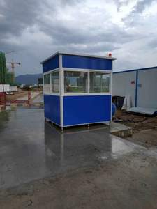 Caja de centinela modular de bajo <span class=keywords><strong>precio</strong></span>, cabina de boletos portátil, cabina de guardia móvil de seguridad prefabricada, Mini caja de guardia, cabina de ventas de seguridad para casa - Product Image 5